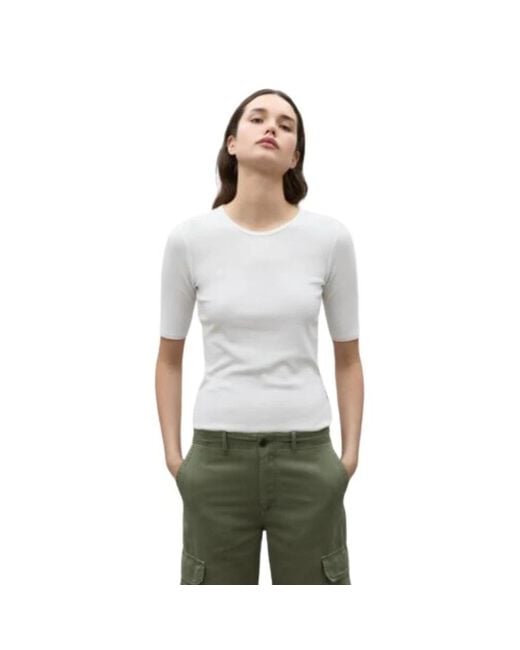 Salla cotone organico t-shirt di Ecoalf in Gray