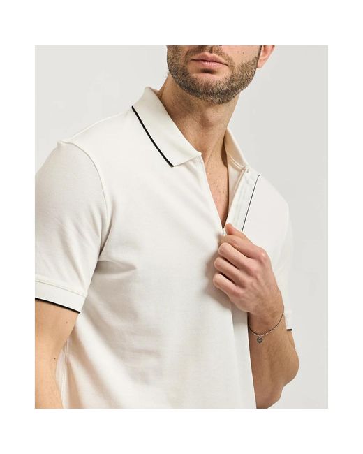 ARMANI EXCHANGE White Polo Shirts for men