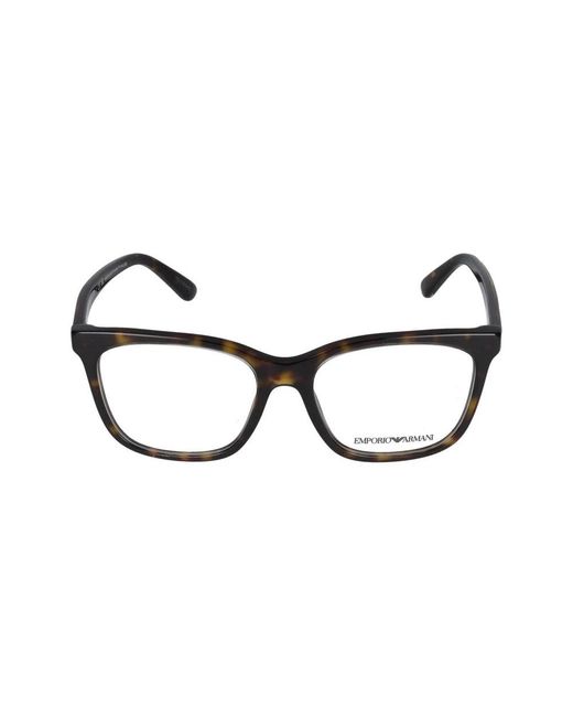 Emporio Armani Brown Glasses