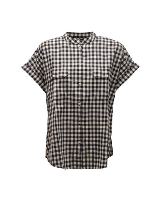 Woolrich Overhemden ,Veelkleurig ,Blauw Buffalo Geruite Blouse in het Black