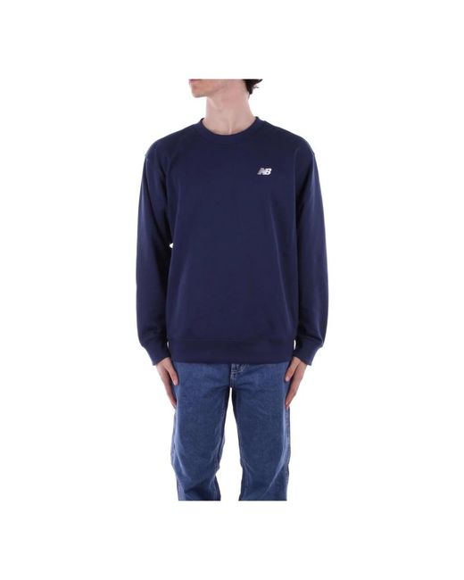 Blu logo frontale maglione di New Balance in Blue da Uomo