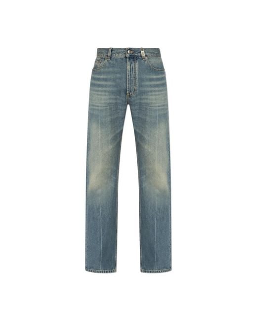 Straight Jeans Alexander McQueen de hombre de color Blue