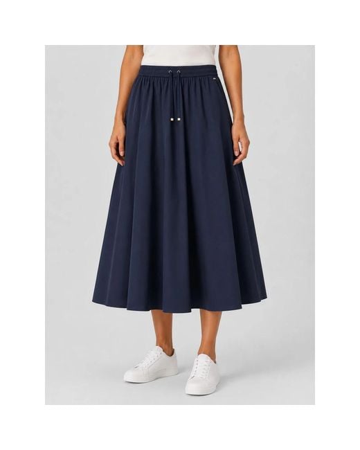 Midi Skirts Herno de color Blue
