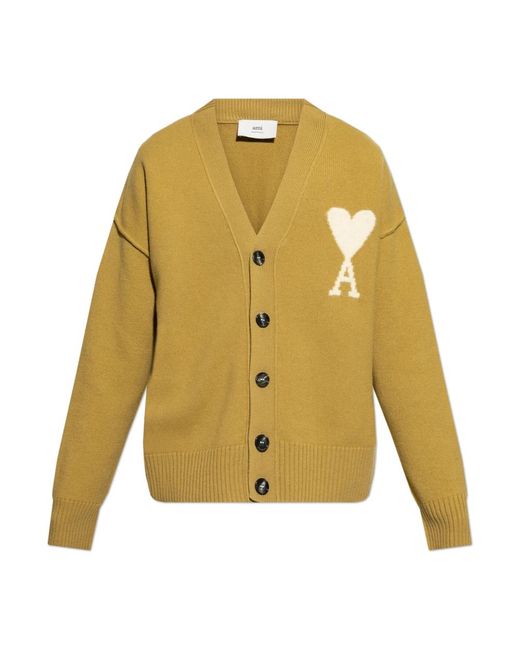 Cardigans AMI de hombre de color Yellow