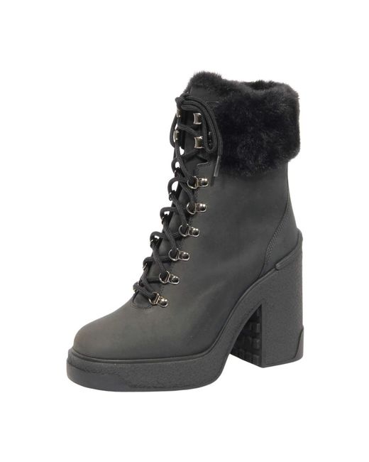 Moncler Black Heeled Boots