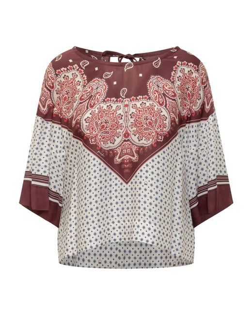 Pinko Betsy Blouse in het Red