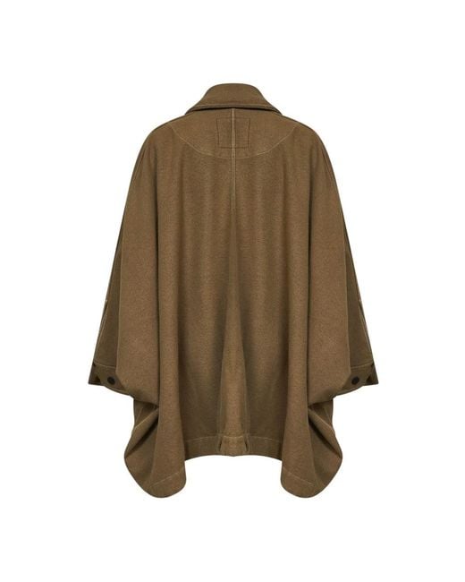 Uma Wang Green Ponchos