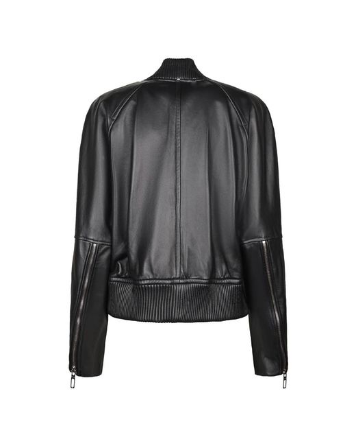 Sportmax Black Bomber Jackets