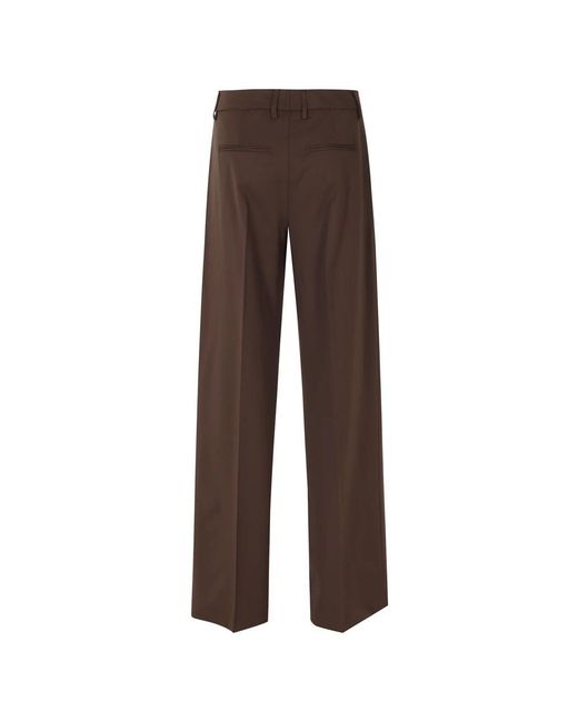 Dondup Brown Wide Trousers
