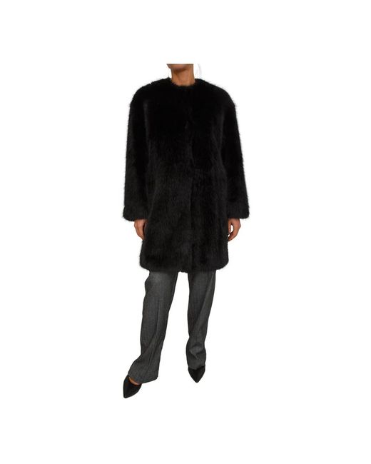 Max Mara Black Single-Breasted Coats