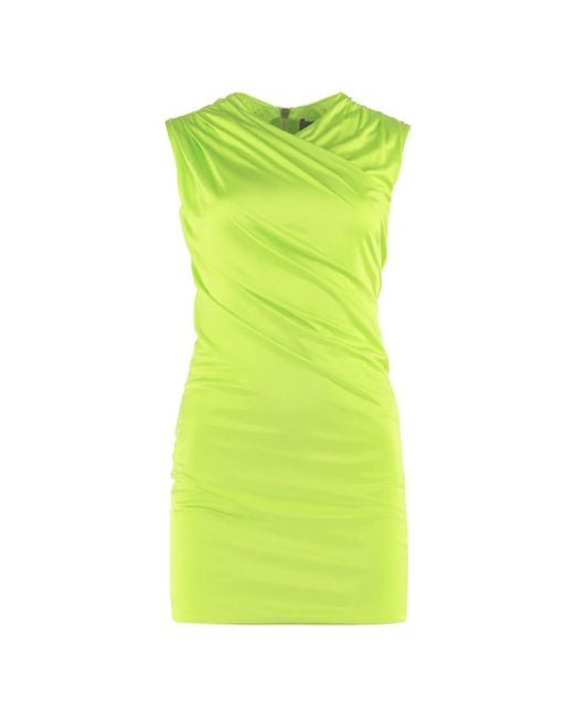Short Dresses Versace de color Green