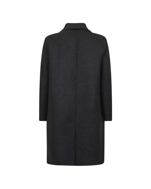 Harris Wharf London Black Double-Breasted Coats for men