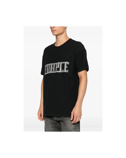 Purple Brand Black T-Shirts for men