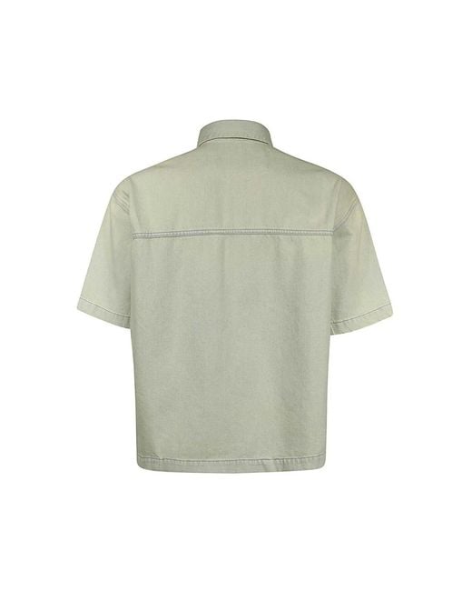 Ambush Denim Shirt Met Voorzak in het Green voor heren
