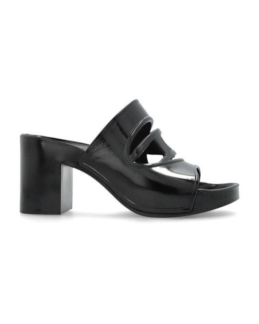 DIESEL Black Hohe Mules Sa-Bonnie