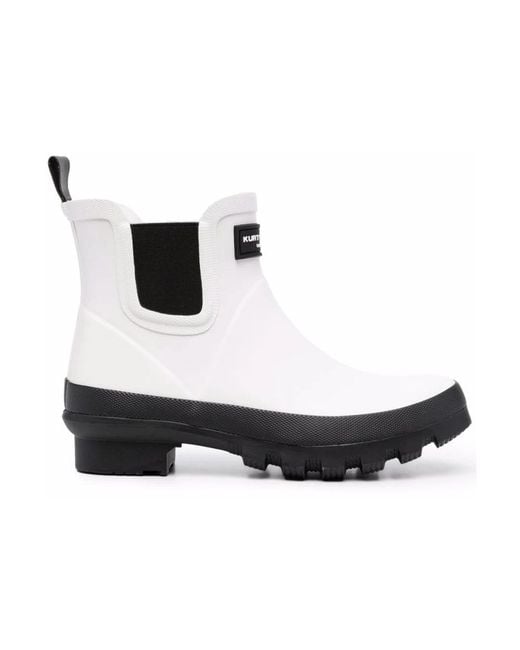 Kurt Geiger Black Wellies