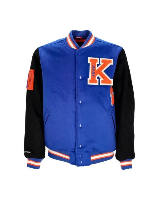 Bomber Jackets Mitchell & Ness pour homme en coloris Blue