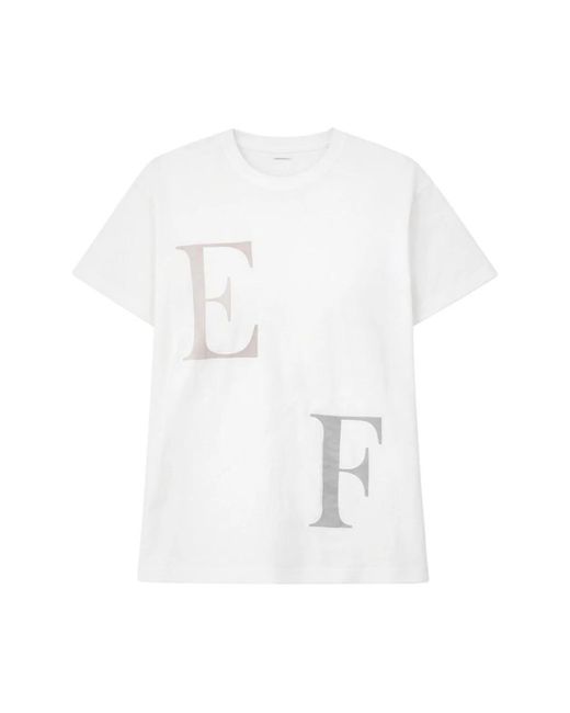 Elisabetta Franchi White T-Shirts