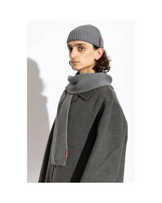DSquared² Set: Hut Und Schal in Gray für Herren