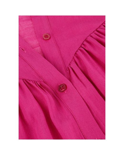 Ydence Red Fuchsia Bluse Hester