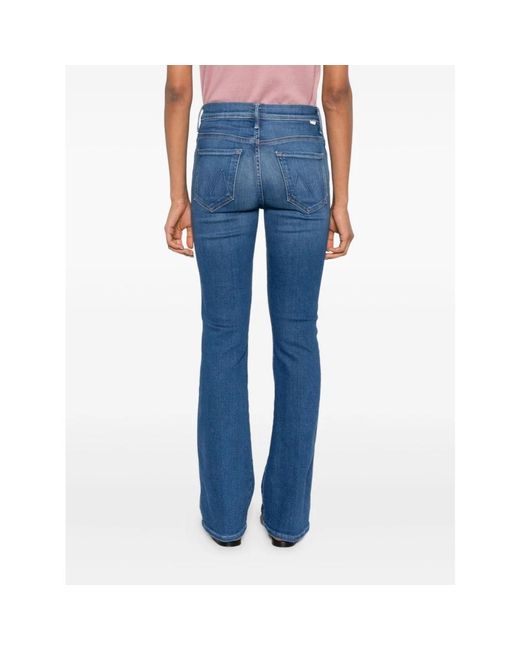 Mother Blue Denim Jeans Für Frauen