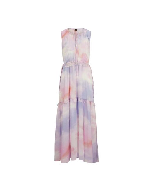 HUGO Maxi Dresses in het Purple
