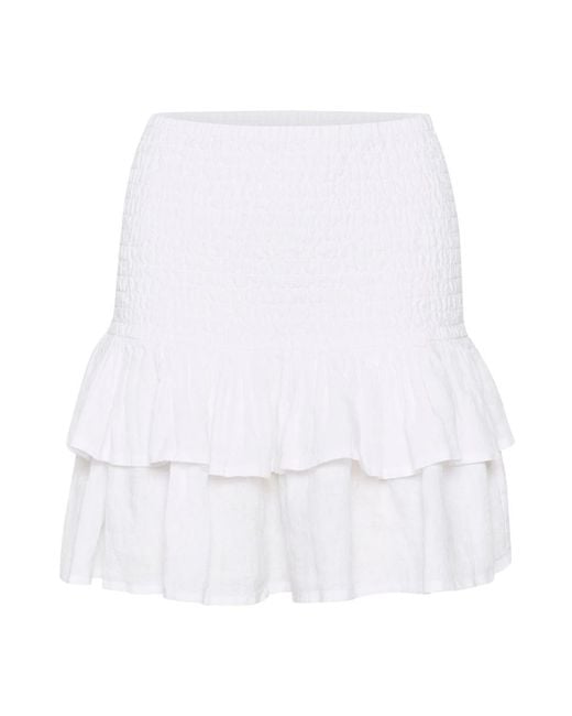 Part Two White Short Skirts