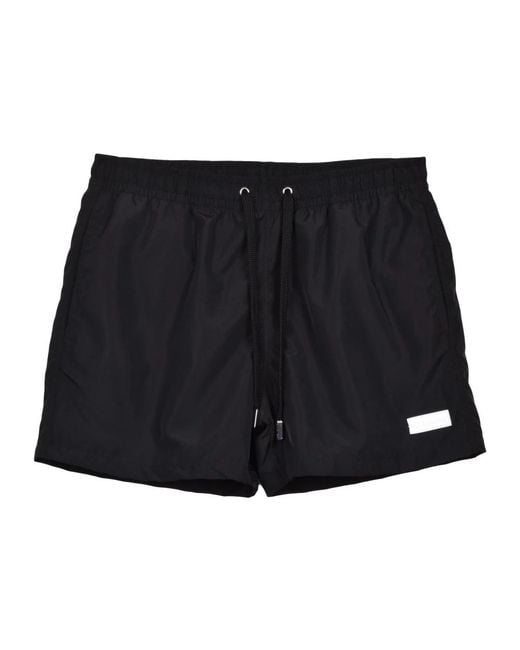 Les Hommes Black Beachwear for men