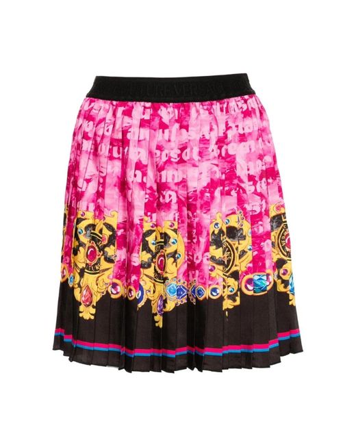 Versace Pink Short Skirts