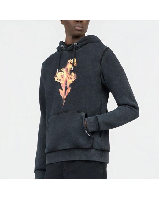 Roberto Cavalli Blue Hoodies for men