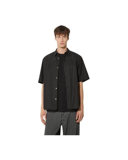 Undercover Shirt in het Black voor heren