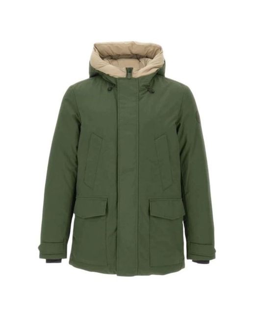 Save The Duck Jassen ,Groen ,Katoen Parka P32292M Coto 21.21652 in het Green voor heren