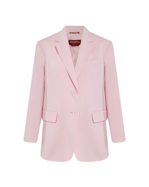Max Mara Bonito Jacket in het Pink