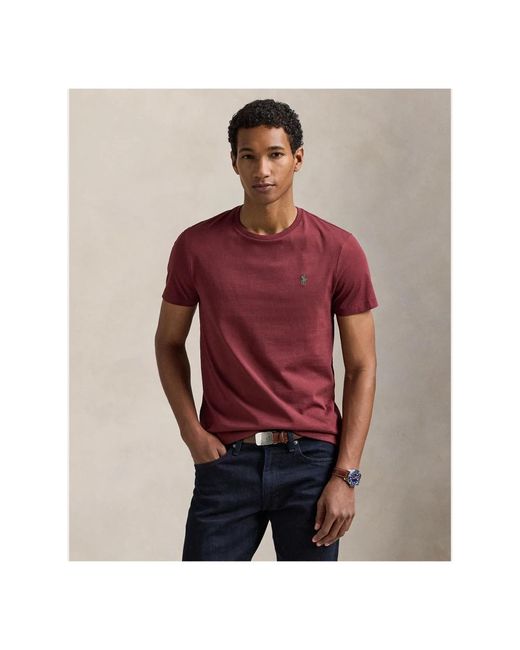 Ralph Lauren T-Shirts in het Red voor heren