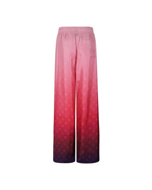 Casablanca Red Wide Trousers