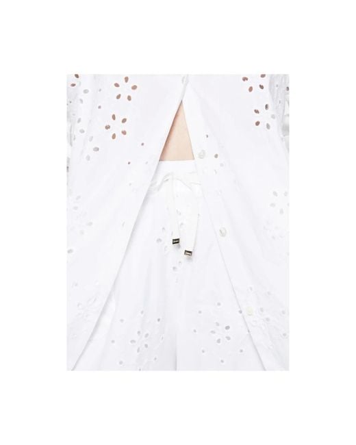 Herno White Trousers