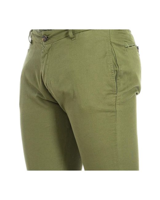 La Martina Green Chinos for men