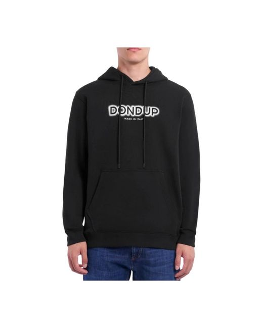 Dondup Black Hoodies for men