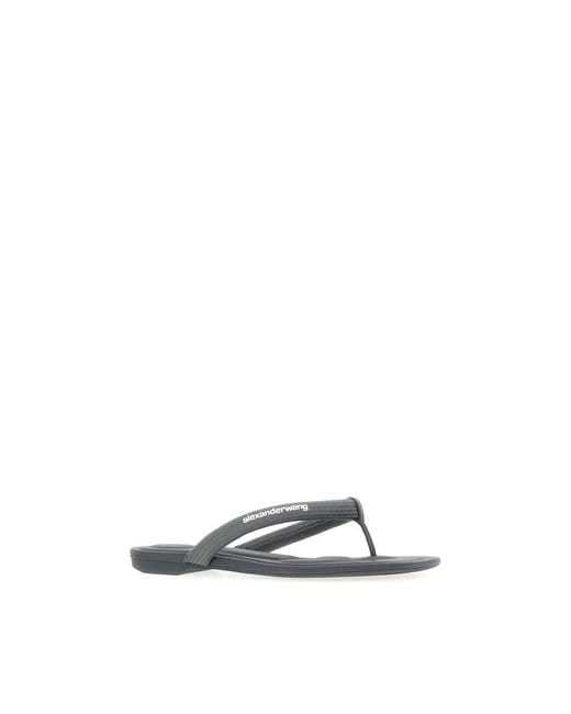 Alexander Wang Gray Flip Flops