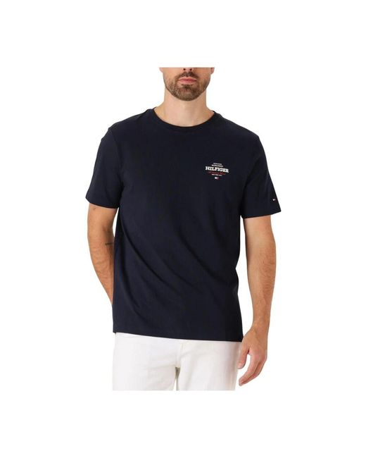 Tommy Hilfiger Monotype All American T-Shirt in Black für Herren