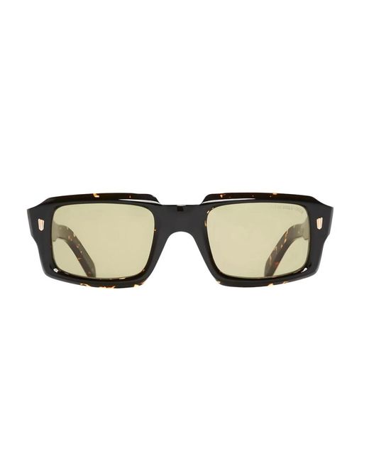 Cutler & Gross Green Vintage rechteckige sonnenbrille 9495 modell