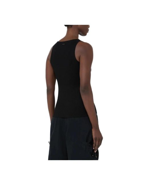 Max Mara Black Sleeveless Tops