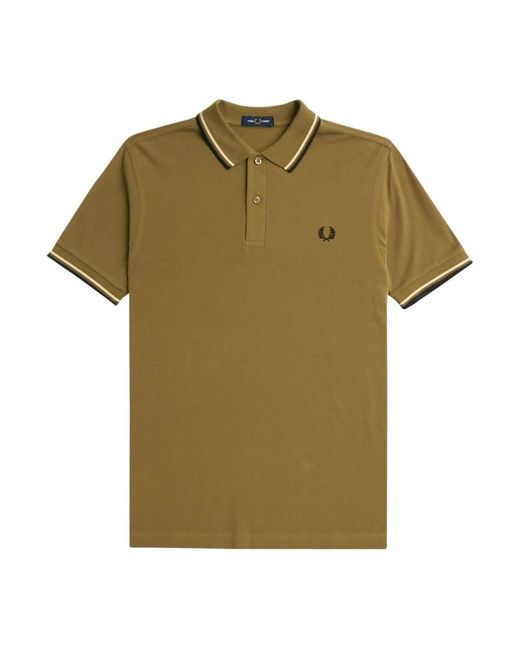 Fred Perry Green Polo Shirts for men