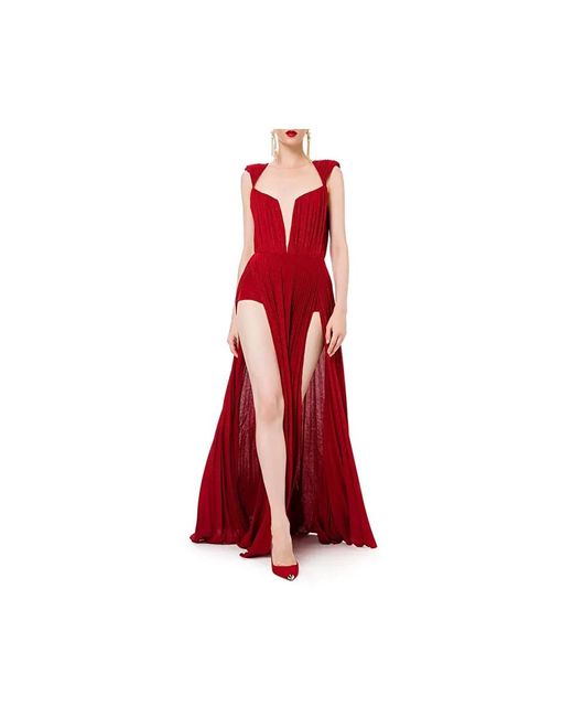 Elisabetta Franchi Red Gowns