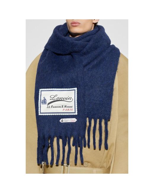 Winter Scarves di Lanvin in Blue da Uomo
