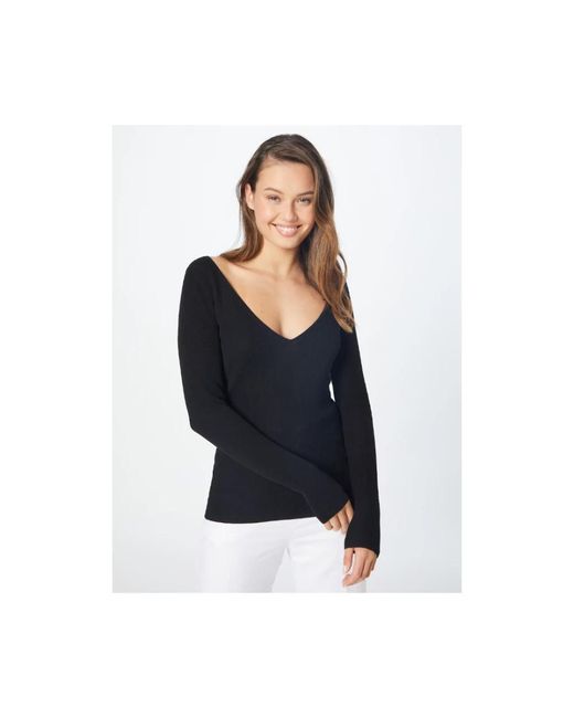 V-Neck Knitwear IRO en coloris Black