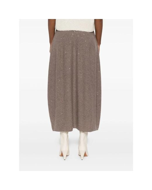 Midi Skirts Antonelli de color Brown