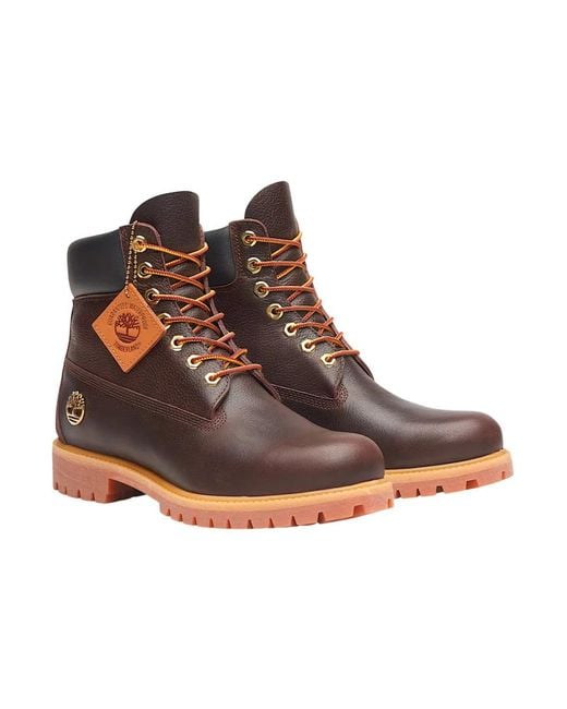 Timberland Brown Lace-Up Boots for men