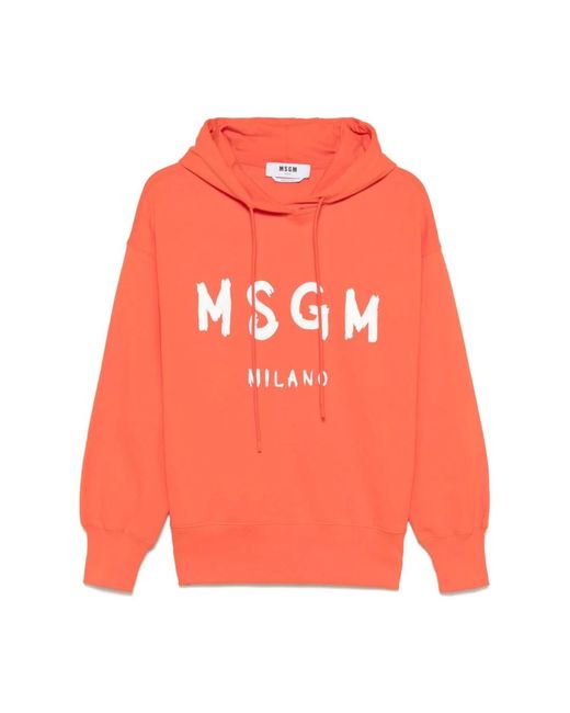 Hoodies di MSGM in Orange