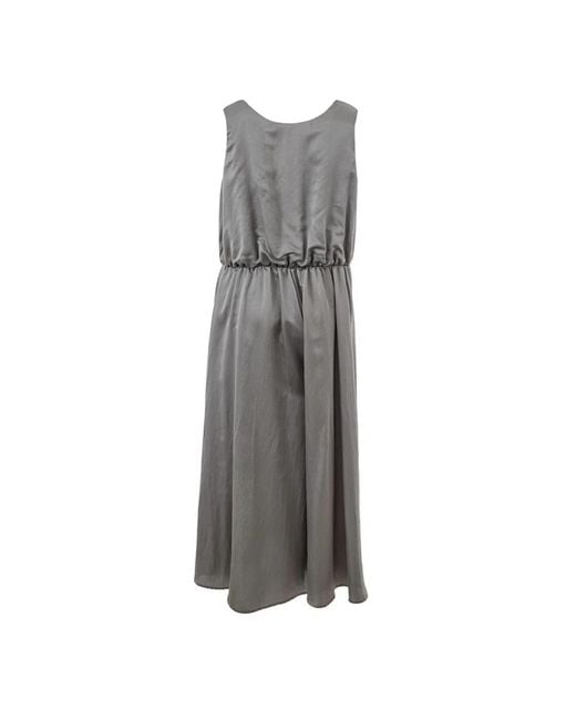Lardini Gray Midi Dresses